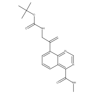 Tert-butyl (2-(4-(methylcarbamoyl)quinazolin-8-yl)allyl)carbamate Structure