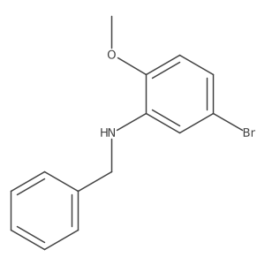 N-benzyl-5-bromo-2-methoxyaniline Structure