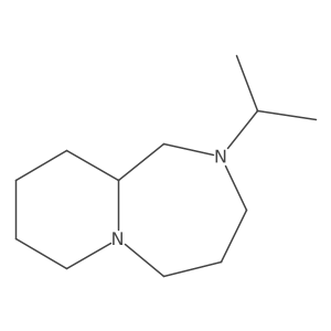 2-Isopropyldecahydropyrido[1,2-a][1,4]diazepine结构式