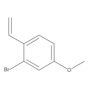 2-Bromo-1-ethenyl-4-methoxybenzene Structure
