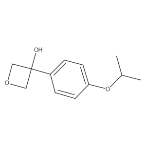 3-(4-Isopropoxyphenyl)oxetan-3-ol Structure