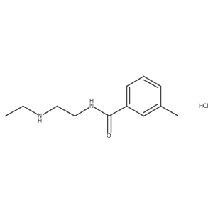 N-(2-(Ethylamino)ethyl)-3-iodobenzamide hydrochloride Structure