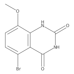5-Bromo-8-methoxyquinazoline-2,4(1H,3H)-dione结构式