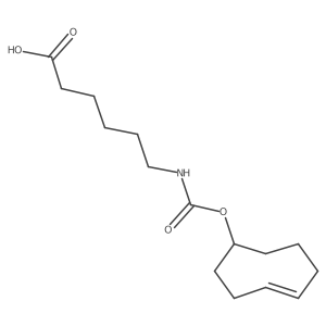 (E)-6-(((Cyclooct-4-en-1-yloxy)carbonyl)amino)hexanoic acid Structure