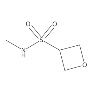 N-Methyloxetane-3-sulfonamide结构式