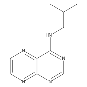 N-Isobutylpteridin-4-amine结构式