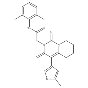N-(2,6-dimethylphenyl)-2-[4-(5-methyl-1,2,4-oxadiazol-3-yl)-1,3-dioxo-5,6,7,8-tetrahydro-1H-pyrido[1,2-c]pyrimidin-2(3H)-yl]acetamide Structure