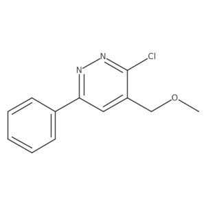 3-Chloro-4-(methoxymethyl)-6-phenylpyridazine Structure