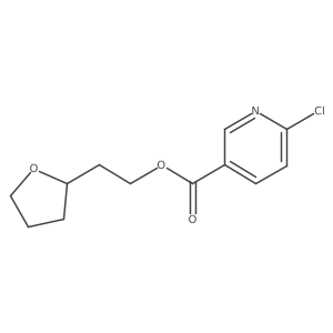 2-(Oxolan-2-yl)ethyl 6-chloropyridine-3-carboxylate结构式