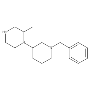 1-(1-Benzylpiperidin-3-yl)-2-methylpiperazine结构式