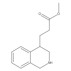 Methyl 3-(1,2,3,4-tetrahydroisoquinolin-4-yl)propanoate Structure