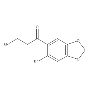 3-amino-1-(6-bromo-1,3-benzodioxol-5-yl)propan-1-one Structure