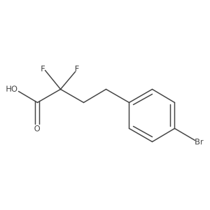 4-(4-Bromophenyl)-2,2-difluorobutanoic acid Structure