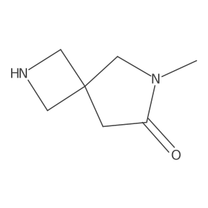 6-Methyl-2,6-diazaspiro[3.4]octan-7-one Structure