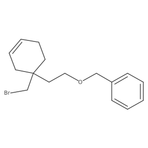({2-[1-(Bromomethyl)cyclohex-3-en-1-yl]ethoxy}methyl)benzene结构式