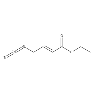 ethyl (2E)-4-azidobut-2-enoate结构式