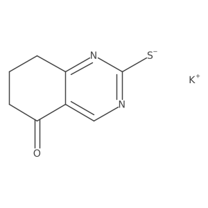 Potassium (5-oxo-5,6,7,8-tetrahydroquinazolin-2-yl)sulfanide Structure