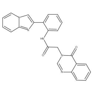 N-(2-(imidazo[1,2-a]pyridin-2-yl)phenyl)-2-(4-oxoquinazolin-3(4H)-yl)acetamide Structure