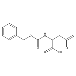 2-{[(Benzyloxy)carbonyl]amino}-4-chloropent-4-enoic acid结构式