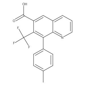 8-(4-Methylphenyl)-7-(trifluoromethyl)quinoline-6-carboxylic acid Structure