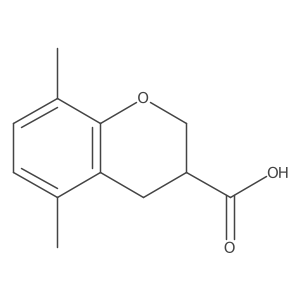 (R)-5,8-Dimethylchromane-3-carboxylic acid结构式