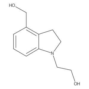 2-(4-(Hydroxymethyl)indolin-1-yl)ethan-1-ol Structure