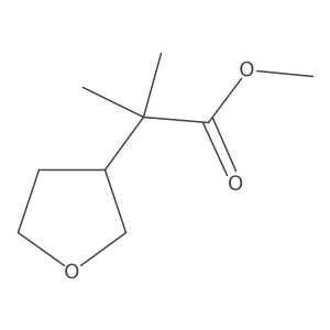 Methyl 2-methyl-2-(oxolan-3-yl)propanoate Structure