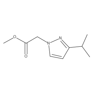 methyl (3-isopropyl-1H-pyrazol-1-yl)acetate结构式
