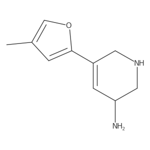 5-(4-Methylfuran-2-yl)-1,2,3,6-tetrahydropyridin-3-amine Structure