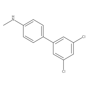 4-(3,5-dichlorophenyl)-N-methylaniline结构式