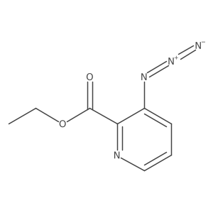 Ethyl 3-azidopyridine-2-carboxylate结构式