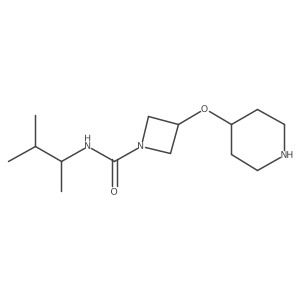 N-(3-methylbutan-2-yl)-3-(piperidin-4-yloxy)azetidine-1-carboxamide Structure
