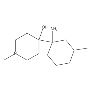 4-(1-Amino-3-methylcyclohexyl)-1-methylpiperidin-4-ol Structure