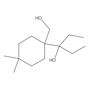3-[1-(Hydroxymethyl)-4,4-dimethylcyclohexyl]pentan-3-ol Structure