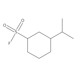 3-(Propan-2-yl)cyclohexane-1-sulfonyl fluoride结构式