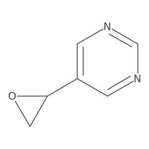 5-[(2S)-oxiran-2-yl]pyrimidine结构式