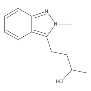 (2R)-4-(2-methyl-2H-indazol-3-yl)butan-2-ol Structure