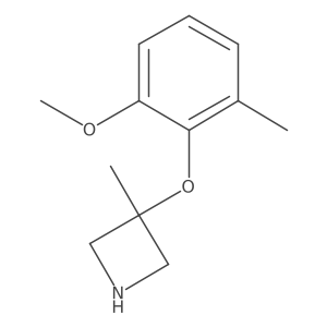 3-(2-Methoxy-6-methylphenoxy)-3-methylazetidine结构式