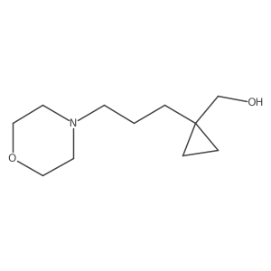 {1-[3-(Morpholin-4-yl)propyl]cyclopropyl}methanol结构式