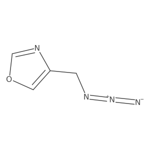 4-(Azidomethyl)-1,3-oxazole结构式