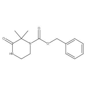Benzyl 2,2-dimethyl-3-oxopiperazine-1-carboxylate Structure