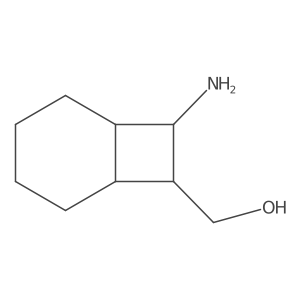 {8-Aminobicyclo[4.2.0]octan-7-yl}methanol结构式