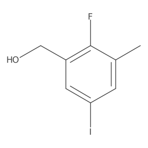(2-Fluoro-5-iodo-3-methylphenyl)methanol Structure