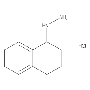 (1,2,3,4-Tetrahydronaphthalen-1-yl)hydrazine hydrochloride Structure