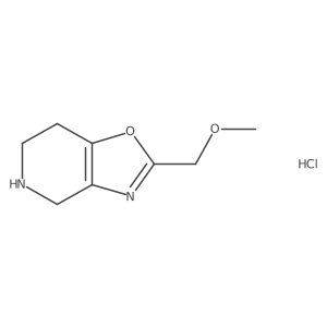 2-(Methoxymethyl)-4,5,6,7-tetrahydro-[1,3]oxazolo[4,5-c]pyridine;hydrochloride Structure