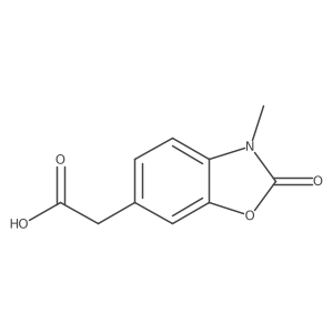 2-(3-Methyl-2-oxo-1,3-benzoxazol-6-yl)acetic acid Structure