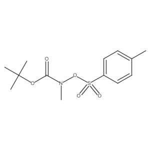 tert-butyl N-methyl-N-[(4-methylbenzenesulfonyl)oxy]carbamate结构式