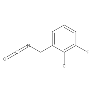 2-Chloro-1-fluoro-3-(isocyanatomethyl)benzene Structure