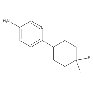 6-(4,4-Difluorocyclohexyl)pyridin-3-amine结构式