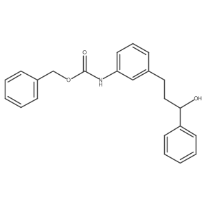 benzyl N-[3-(3-hydroxy-3-phenylpropyl)phenyl]carbamate结构式